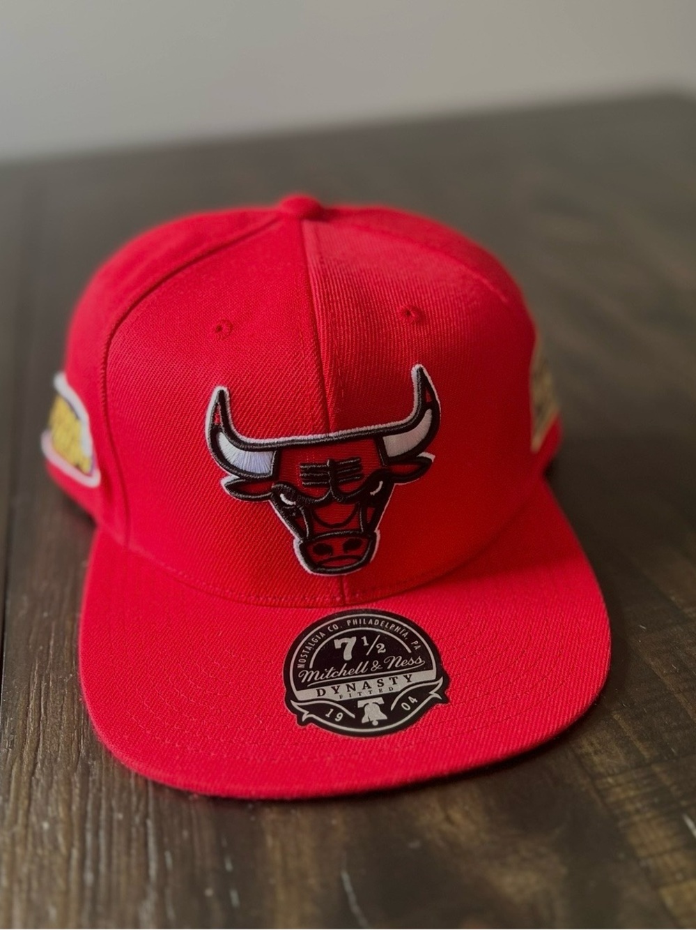 Mitchell & Ness Chicago Bulls Hardwood Classics fitted cap hat 7 1/2